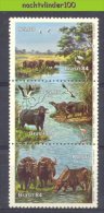 Mmg345 FAUNA KOEIEN VOGELS SPOONBILL IBIS ZOOGDIEREN MAMMALS COWS KUHE VÖGEL BRASIL 1984 PF/MNH - Collections, Lots & Séries