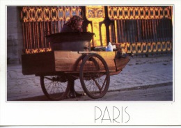Paris Marchande De Marrons Devant Les Tuileries - Coll Prestige  Ed De France N°15/75/058 Cp Vierge - Street Merchants