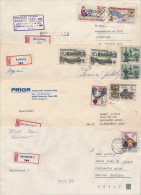 Czechoslovakia CSSR R- Covers (8) - Collections, Lots & Series