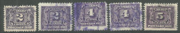 Canada Oblitérérs Port Dù POSTAGE DUE - Portomarken