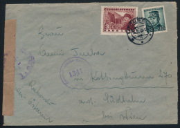 Czechoslovakia CSSR 1949 Cover Censorship Mi 564 Gottwald Stefanik - Covers & Documents