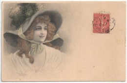 WICHERA - Jeune Femme - Chapeau - M. M. VIENNE 112 - 1907 - Wichera