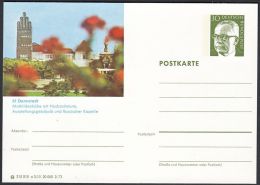 Germany 1973, Illustrated Postal Stationery "Darmstadt", Ref.bbzg - Bildpostkarten - Ungebraucht