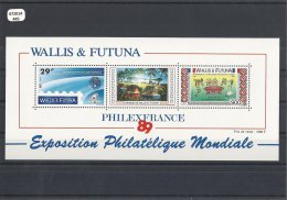 WALLIS ET FUTUNA 1989 - YT BF N° 4 NEUF SANS CHARNIERE ** (MNH) GOMME D'ORIGINE LUXE - Blocs-feuillets