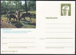 Germany 1973, Illustrated Postal Stationery "Neumunster ZOO", Ref.bbzg - Illustrated Postcards - Mint