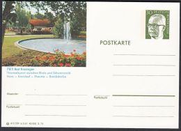 Germany 1974, Illustrated Postal Stationery "Bad Krozingen", Ref.bbzg - Cartoline Illustrate - Nuovi