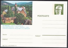 Germany 1974, Illustrated Postal Stationery "Büdingen", Ref.bbzg - Cartes Postales Illustrées - Neuves