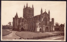 HEREFORD  - The Cathedral. .  + 1950  -   NOT Used -  See The Scans For Condition. ( Originalscan !!! ) - Herefordshire