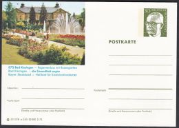 Germany 1973, Illustrated Postal Stationery "Bad Kissingen", Ref.bbzg - Cartes Postales Illustrées - Neuves