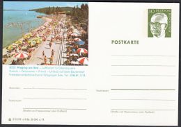 Germany 1973, Illustrated Postal Stationery "Waging", Ref.bbzg - Illustrated Postcards - Mint