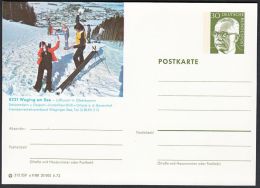 Germany 1973, Illustrated Postal Stationery "Waging", Ref.bbzg - Cartes Postales Illustrées - Neuves