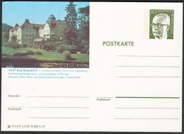 Germany 1974, Illustrated Postal Stationery "Bad Salzschlirf", Ref.bbzg - Illustrated Postcards - Mint