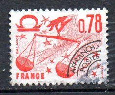 FRANCE. Préoblitéré N°155 Oblitéré De 1978. Balance. - Astrology