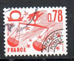 FRANCE. Préoblitéré N°155 Oblitéré De 1978. Balance. - Astrologie