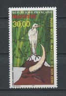 MAYOTTE 1998 PA N° 3 **  Neuf = MNH Superbe Faune Oiseaux Pique Boeuf Birds Fauna Animaux Zébu - Poste Aérienne