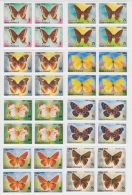 2013.67 CUBA  MNH BUTTERFLIES MARIPOSAS. BLOCK 4 - Unused Stamps