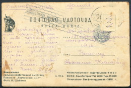 USSR Russia Propaganda Postcard Military CCP - Covers & Documents