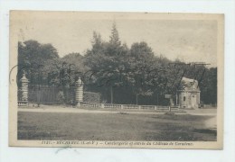 Bécherel (35)  : L'entrée Du Château De Caradeuc Et La Conciergerie En 1930  (animé) PF. - Bécherel