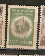 Brazil * & Expo. Internacional De Industria E Comercio, Pétropolis 1948  (469) - Unused Stamps