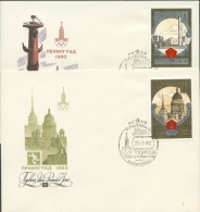 Sowjetunion 1980 Olympiade/Tourismus III 4940/41 FDC (G2366) - Otros & Sin Clasificación