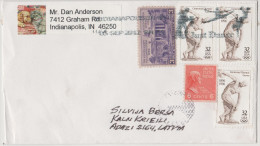 STATI UNITI - USA - United States Of America - 2012 - Indianapolis 16 Sep 2012 - Just Dance - New + Old Stamps - Air ... - Lettres & Documents