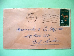 South Africa 1964 Cover Sent Locally - Gazelle Antelope Springbok - Rugby Emblem - Covers & Documents