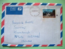 South Africa 1991 Cover To England - Visit South Africa - Written In French - Mountain Drakenstein - Cartas & Documentos