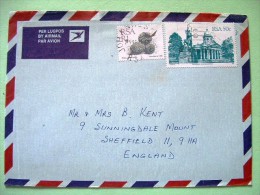 South Africa 1991 Cover To England - Succulent Plants Cactus - City Hall - Storia Postale