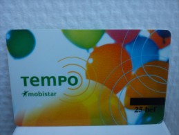 Tempo Promocard 25 BEF Used Rare - [2] Prepaid & Refill Cards