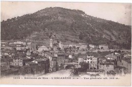 Cpa  1374 Environs De Nice L ESARENE Vue Generale (alt 366 M) - L'Escarène