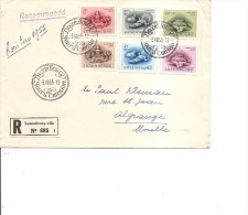 Luxembourg -Caritas 1955 ( Lettre Recommandée En Premier Jour De 1955 à Voir) - Storia Postale