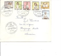 Luxembourg -Caritas 1962 ( Lettre En Premier Jour De 1962 Vers La France à Voir) - Briefe U. Dokumente