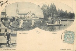 61 SOLIGNY LA TRAPPE - Abbaye De La Grande Trappe - Le Trappiste Au Travail - La Fenaison - L'Etang - Autres & Non Classés