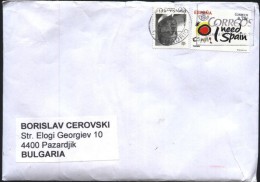 Mailed Cover (letter) With Stamp 2013  From Spain To Bulgaria - Storia Postale