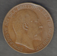 GREAT BRITAIN / GRAN BRETAGNA - EDWARD VII - 1 PENNY ( 1910 ) - D. 1 Penny