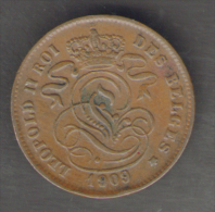 BELGIQUE / BELGIO 2 CENTIMES (1909) - LEOPOLD II - 2 Cents