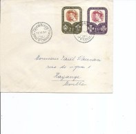 Luxembourg -Scoutisme ( Lettre En Premier Jour De 1957 Vers La France à Voir) - Brieven En Documenten