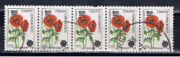 TR+ Türkei 1990 Mi 2897 Klatschmohn - Used Stamps
