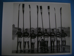 PHOTO   GROUPE DE RAMEURS A CORBEIL - Rowing