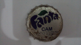 Vietnam Viet Nam Fanta Coca Cola Used Beverage Bottle Crown Cap / Kronkorken / Capsule : Orange - Limonade