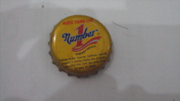 Vietnam Viet Nam Number 1 - Energy Drink Used Beverage Bottle Crown Cap / Kronkorken / Capsule - Limonade