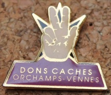 DONS CACHES - ORCHAMPS - VENNES - MAIN - DOIGTS      -   (10) - Verenigingen