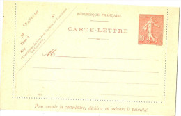 LBL26BIS - CL SEMEUSE LIGNEE 10c NEUVE - Letter Cards