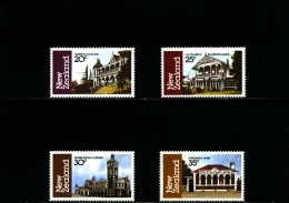 NEW ZEALAND - 1982  ARCHITECTURE  SET MINT NH - Unused Stamps