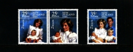 NEW ZEALAND - 1985  ROYAL FAMILY  SET MINT NH - Unused Stamps