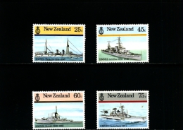 NEW ZEALAND - 1985  ROYAL NEW ZEALAND NAVY  SET MINT NH - Unused Stamps