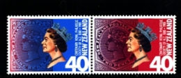 NEW ZEALAND - 1988  CENTENARY OF PHILATELY  PAIR MINT NH - Unused Stamps