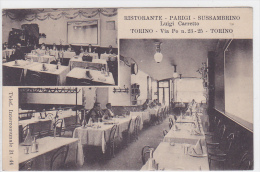 Italy - Torino - Ristorante - Parigi - Sussambrino - Bar, Alberghi & Ristoranti