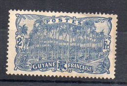 GUYANE N°64 Neuf Charniere - Neufs