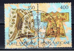 V+ Vatikan 1983 Mi 824-25 Kunst - Used Stamps